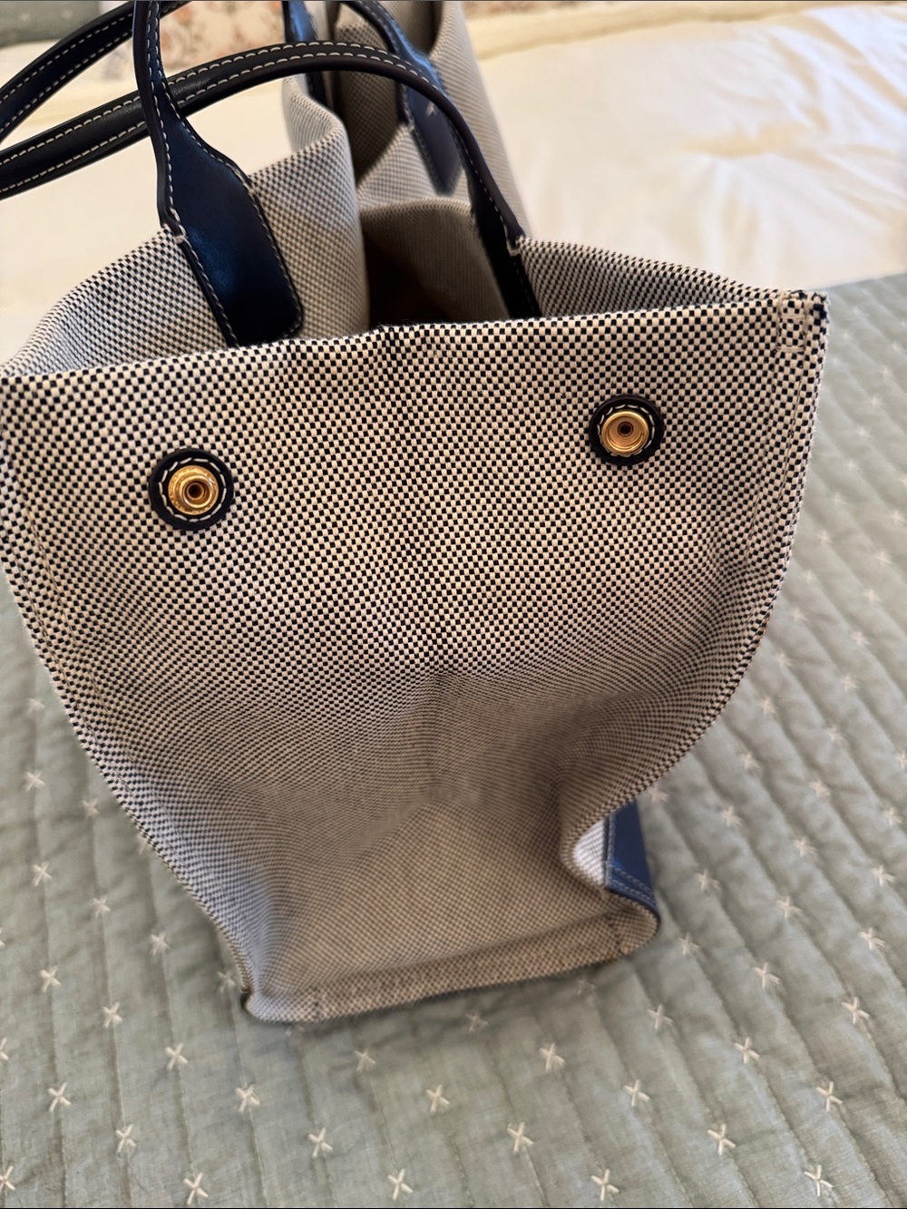 EUC Tory Burch Limited Edition Ella Colorblock Tote - Picture 5 of 16